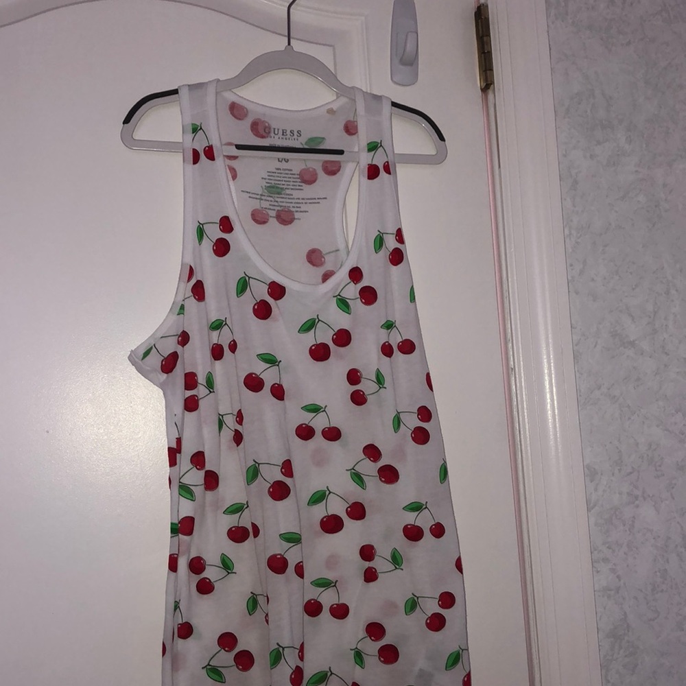 Cherry patterned tank top from Guess!